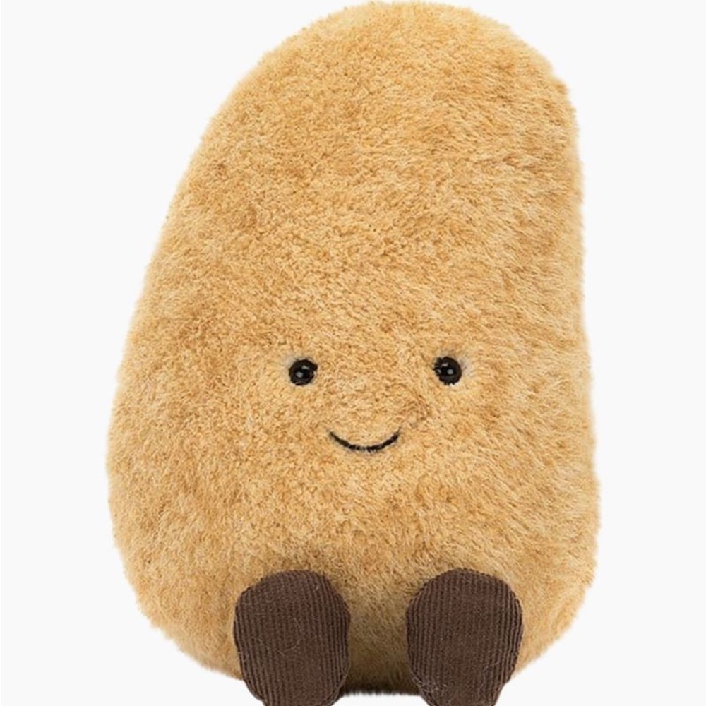 Smiling Plush Potato Toy